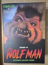 NECA TMNT X UNIVERSAL MONSTERS RAPHAEL AS WOLFMAN ULTIMATE FIGURE NIB