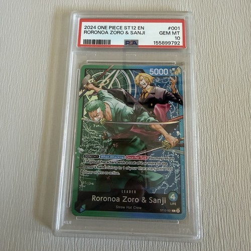 Roronoa Zoro & Sanji graded PSA 10 for sale on eBay