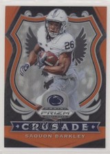 2020 Panini Prizm Draft Picks Crusade Orange Prizm Saquon Barkley #85 1u6