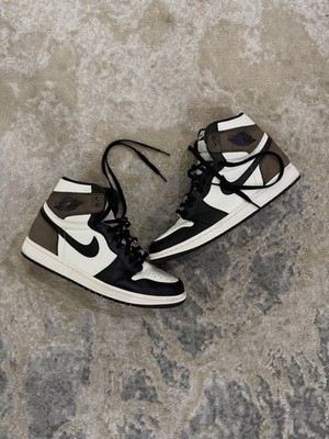 Size 10 - Jordan 1 Retro OG High Dark Mocha Brown Black White