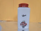 Vintage  Tipp  Milk Glass  Flower Basket Flour Spice Jar.