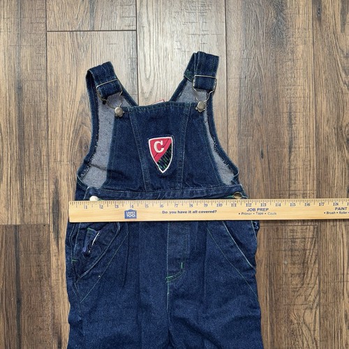 Vintage Denim Overalls Blue Jean Suspender Clip Youth Size 4T - Picture 3 of 5
