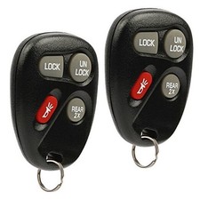 2 Keyless Entry Remote Key Fob - 4 Button Rear 2X g-xb-4b-2x x2