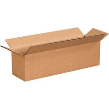14" x 4" x 4" Long Cardboard Corrugated Boxes Lot of 25