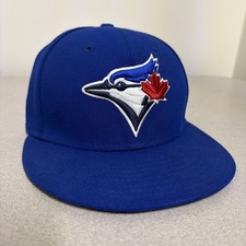 Toronto Blue Jays New Era 59FIFTY Fitted Hat 7 1/4 Blue MLB Baseball On-Field