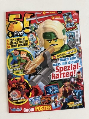 5! Five Lego Ninjago Minecraft Nr 1 Zeitschrift