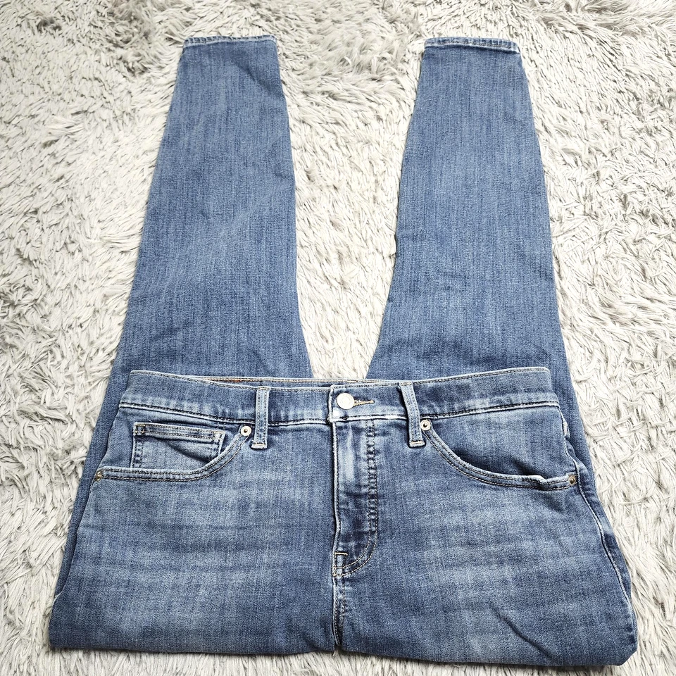 Lucky Brand Jeans Womens 12 31 Mid Rise Skinny Ava Blue Stretch Denim Casual - Image 3 of 4