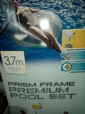 piscina fuoriterra con telaio nuovo, presenza di tutti gli accessori disponibili