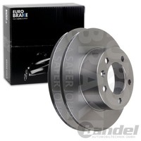 2X Eurobrake Bremsscheiben 305Mm Voll Hinten Passend FÜR Nissan Interstar NV400