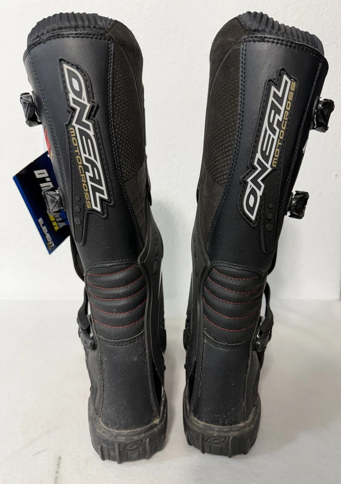 O'Neal Element Book 靴子男式 13 码黑色越野 MX — 第 4/4 张图片