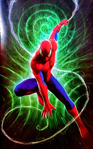 AMAZING SPIDER-MAN VENOM DEATH SPIRAL #1 COVER G DAVE RAPOZA VIRGIN VARIANT NM