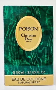 Christian Dior POISON Vaporisateur Eau de Cologne 100ml 3.4 - Oui, oui. EDC Parfum avec/boîte