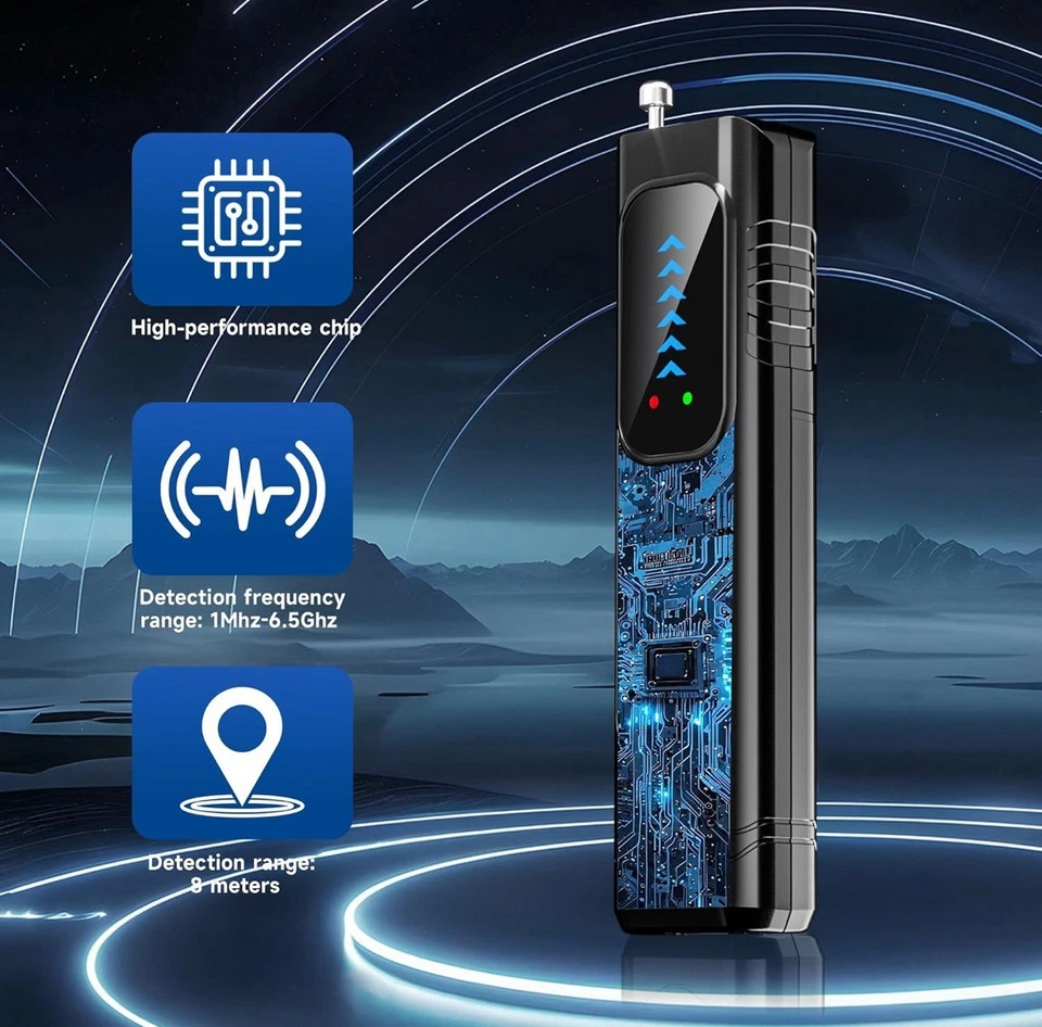 Hidden Camera Detector, GPS Tracker Detector, Portable Anti Spying Detector 📸 - Image 2 of 4