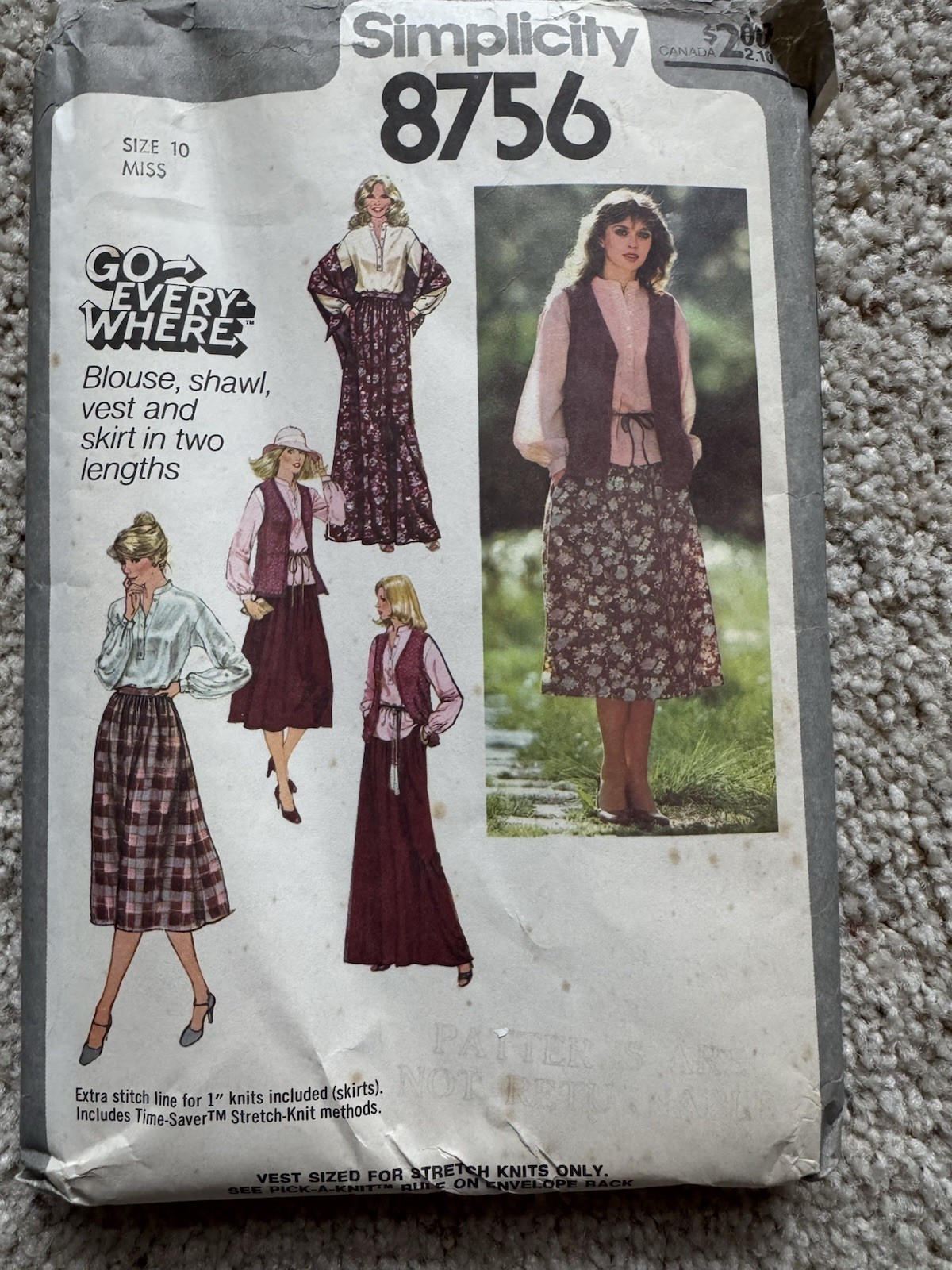 Lot Of 6 Vintage Retro 1960’s/70’s Dress Sewing Patterns BOHO Cottage Core Sz 10