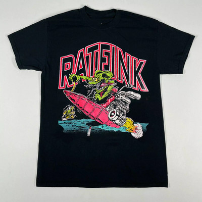 Ed Roth Rat Fink Black Unisex T-Shirt SHORT SLEEVE DADA008