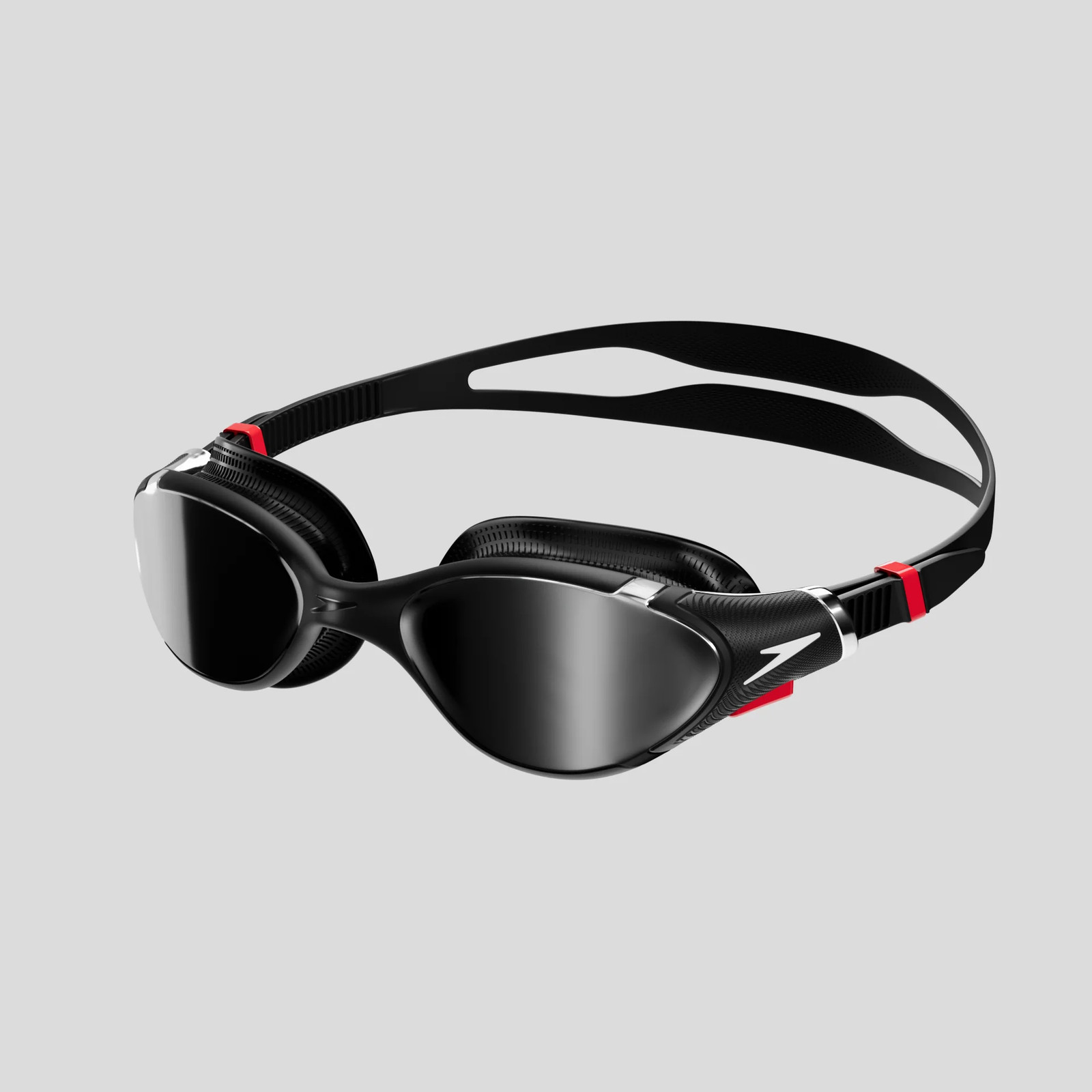 Speedo Biofuse 2.0 Mirrored Goggles, Black/Silver
