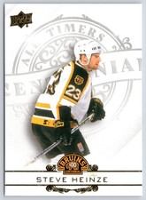 STEVE HEINZE 2023-24 UPPER DECK BOSTON BRUINS CENTENNIAL ALL-TIMERS GOLD   77282