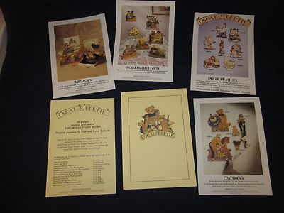 OSCAR & BERTIE P Jackson Teddy Bear Brochure from Monkey Puzzle