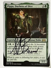 MTG Magic Pippa, Duchess Of Dice Signed Artist Proof x1 UND Simon Dominic