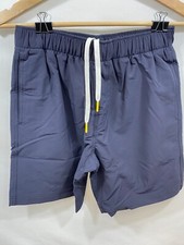 Oliver's Men's Zip Shorts 7.5" Inseam Wick/Stretch Org 79 NWOT Dark Navy