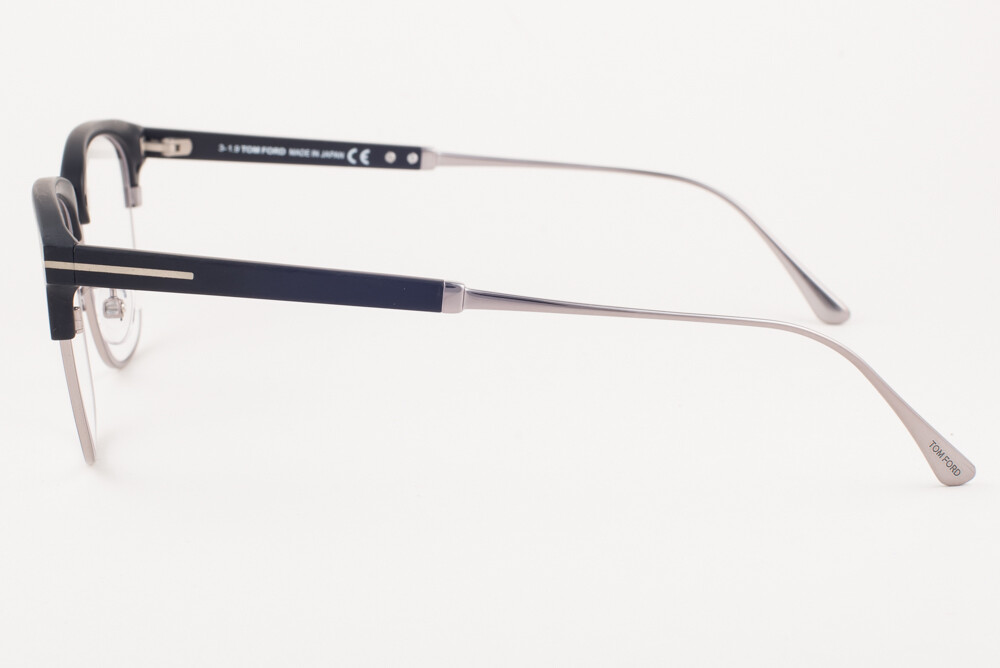 プロジェクター Tom Tom Tom Ford 5590-B 002 Matte Black Titanium / Blue Block