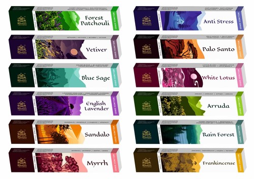 Himalaya Mix Variety Incense Sticks Agarbatti Pack of 12X15 Each Pack 180 Sticks