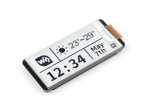Waveshare 2.13inch E-Paper HAT+ For Raspberry Pi E-Ink Display 250x122, SPI - Picture 2 of 12