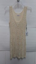 NEW LADIES CALVIN KLEIN LACE FRONT TANK  DRESS