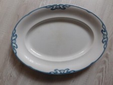 VILLEROY&BOCH Große Fleischplatte ovale Servier Platte ca. 36 x 25 cm blaue Olka