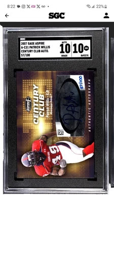 SAGE Patrick Willis Football Sports Trading Cards