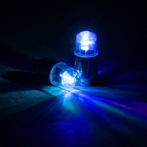 4x Red/Blue LED Car Wheel Tire Tyre Air Valve Stem Light Covers Caps Accessories - Picture 6 of 10