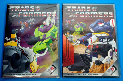 Transformers G1 - Season 2: Vol. 1 & 2 (DVD, 8 Discs, Thrilling 30) Brand New