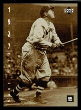 1994 Upper Deck Baseball: The American Epic #8 Babe Ruth GM