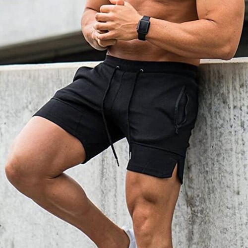 Men Sports Training Running Bodybuilding Workout Fitness Shorts Athletic Pants - Picture 9 of 15