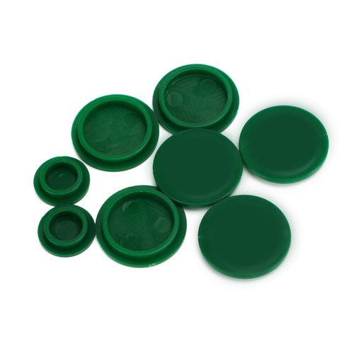 Grease Caps for John Deere 1023E 1025R 2025R Compact Tractor 120 Loader Green AU - Picture 4 of 8