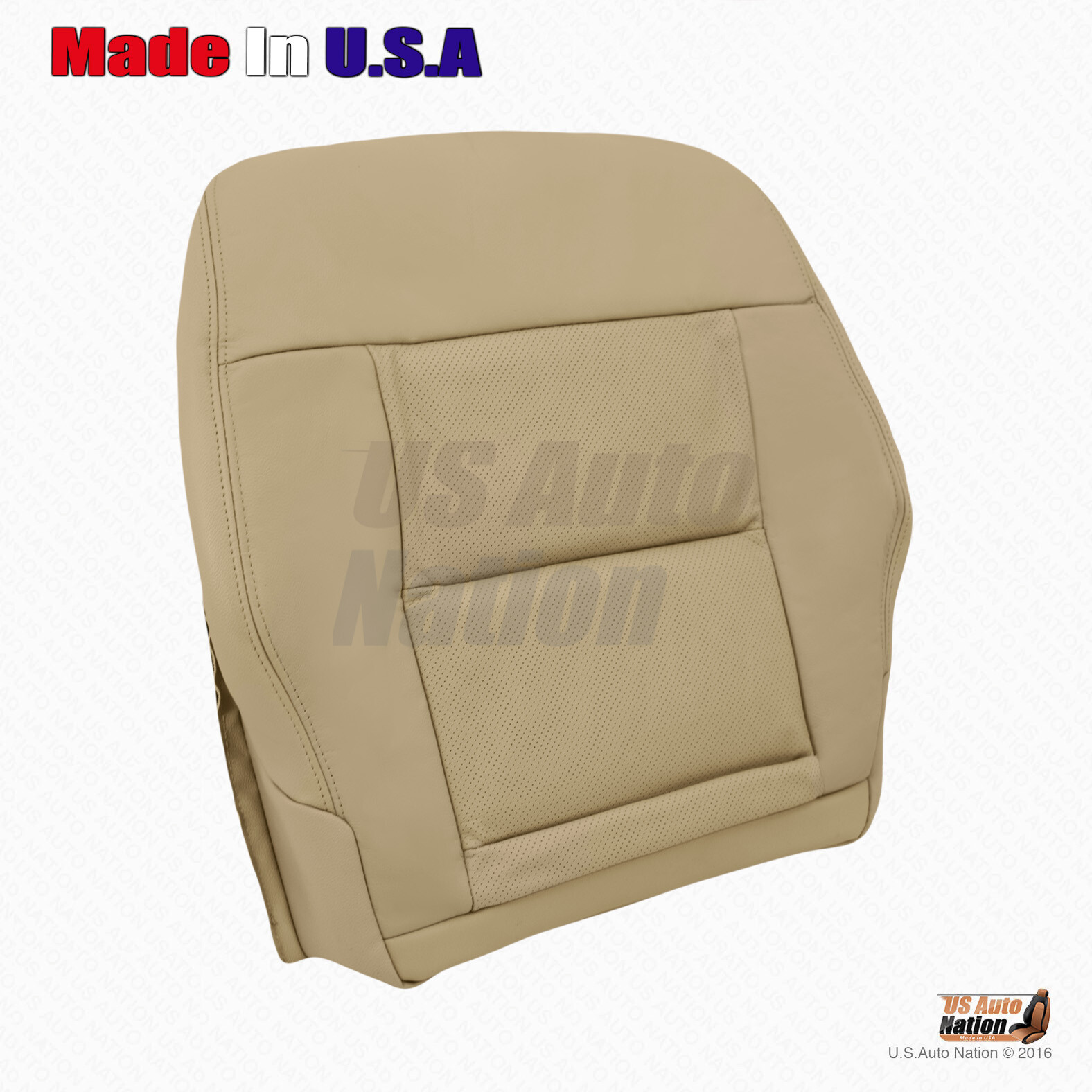 Fits 2011 2012 Mercedes Benz E350 E550 Tan Bottom Perforated Leather