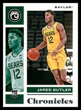 2021 Chronicles Draft Picks 24 Jared Butler Rookie Baylor Bears Basketball Card