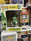 Funko Pop! Ad Icons: GREEN/VERT CRAYON Crayola Crayon Figure #130 W/PROTECTOR