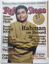 Rolling Stone June 2008 A.R. Rahman Bob Dylan Ornette Roots Guy Berryman Ray