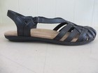Earth Origins Belle Brielle Sandals Womens sz 9.5M Black Leather Comfort Classic — photo 9