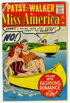 Patsy Walker In Miss America #93 1958 2.5 G+ OW/W