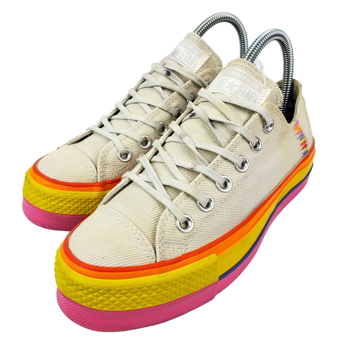 Platform converse rainbow sales