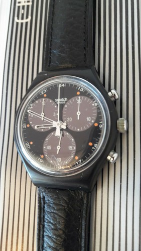 SWATCH CHRONO WALL STREET SCB106 VINTAGE WATCH MADE IN SWITZERLAND  7610522025219 | eBay