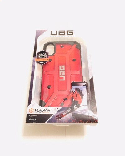 [UAG] Urban Armor Gear Plasma Case/Cover For Apple iPhone X/XS 5.8" in (Red/BK) - Picture 1 of 4
