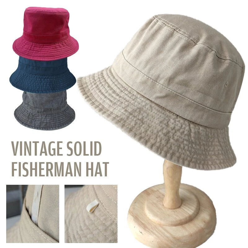 Unisex Washed Bucket Hat Oversize Travel Sun Beach L-2XL Cotton Cap Large Head
Opens in a new window