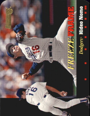 1996 Donruss Freeze Frame #4 Hideo Nomo /5000 - NM-MT
