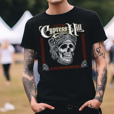 2004 CYPRESS HILL ツアー ラップ Tシャツ Official Cypress Hill DVX 90s Rap Tee Hip Hop Men's Limited RARE T
