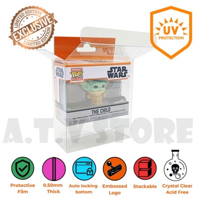 ATV Schutz / Hülle für Funko Pop großer Schlüsselanhänger UV 0,50 MM Stärke