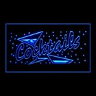 OPEN Cocktails Bar Alcoholic Mint Lounge Pub Display LED Light Sign Home Decor