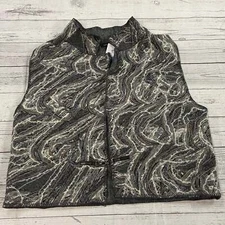 Lundstrom Gray Wool Blend Toggle Clasp Vest Women Size L Made In Canada